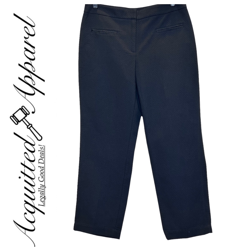J. Mclaughlin Black Quilted Capri Pants